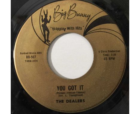 THE DEALERS - YOU GOT IT/ (WE'RE SO) GLAD THAT WE MADE IT 7" (US NORTHERN - BIG BUNNY BB-507). A superb, scarce slice of mid-