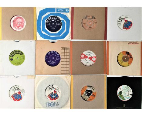 REGGAE - 7" PACK. An amazing pack of around 28 x 7". Titles / Artists include Silford Walker - Burn Babylon (Lox 9 - Ex+), E.