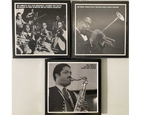 COLUMBIA/ STRATA-EAST/ VERVE JAZZ SESSIONS - MOSAIC CD BOX SETS. A smashing pack of 3 limited edition jazz Mosaic CD box sets