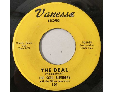 THE SOUL BLENDERS - THE DEAL/ I'M NOT ASHAMED 7" (US NORTHERN - VANESSA 101). A superb mid-60s slice of Northern by The Soul 
