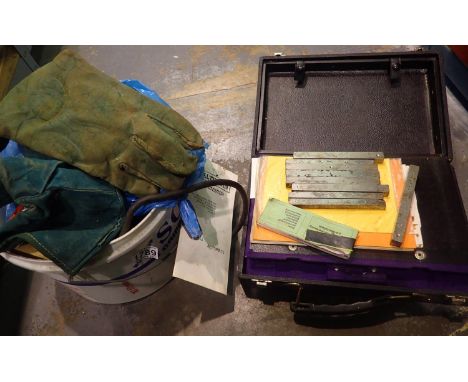 Mixed tools and fastenings including gloves.  Not available for in-house P&amp;P 