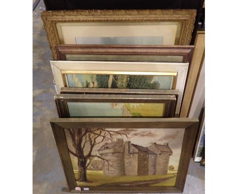 Collection of mixed prints including Picasso print. Not available for in-house P&amp;P 