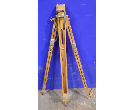 Folding wooden artists easel. Not available for in-house P&amp;P 