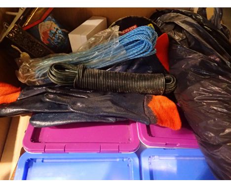 Box of mixed hand tools etc. Not available for in-house P&amp;P 