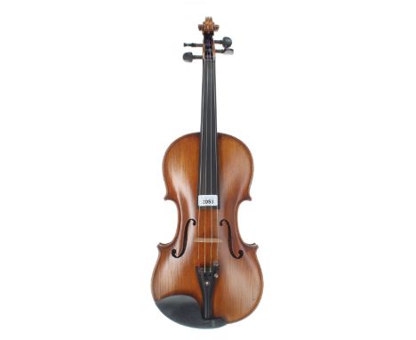 Contemporary viola labelled Liuxi Workshop... Anno 2015, 15 3/8", 39.10cm, case 
