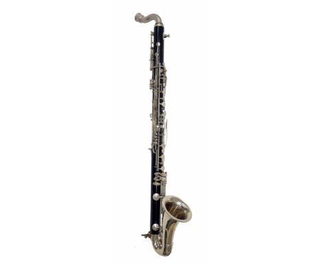 Alto clarinet by and stamped Leblanc, Paris,&nbsp;ser. no. 8567, case 