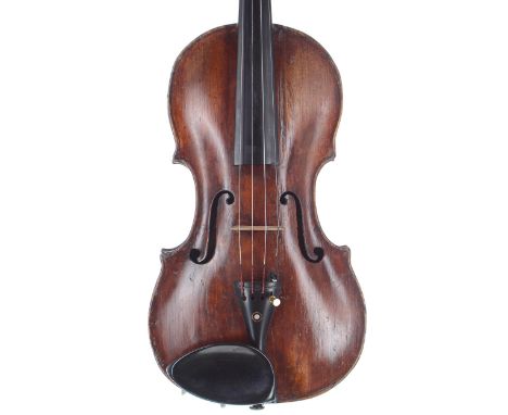 Interesting violin labelled Geo Batista Gabbriella fece in Firenze 1750; also stamped G.B.G. within a rectangular border on t