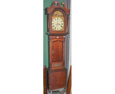 A mahogany eight day longcase clock, Richardson of Brampton