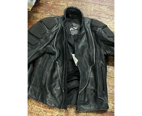 A Gericke leather motorbike jacket size 42