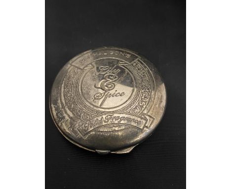 A antique Penhaligon's silver plated compact