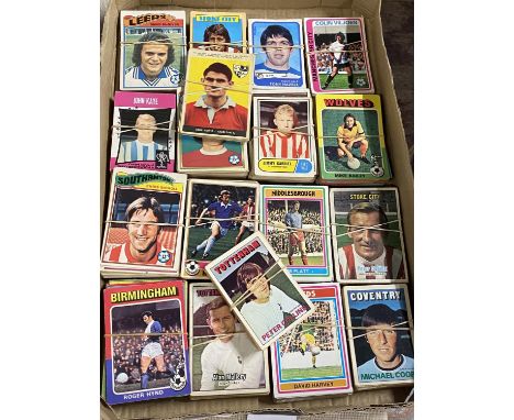 A job lot of ABC and Topps football cards from 50's, 60's and 70's