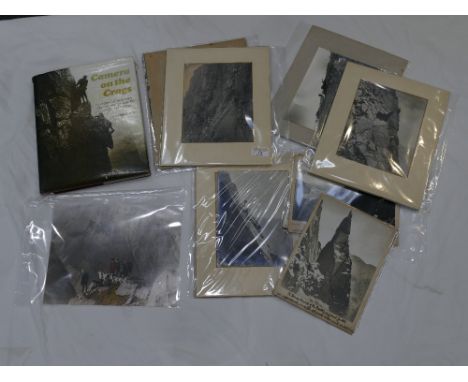 Vintage Lake District rock climbing photographs and book, Camera on The Crags by Alan Hankinson