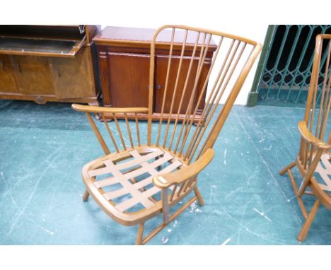 1960's Ercol Evergreen design spindle framed armchair