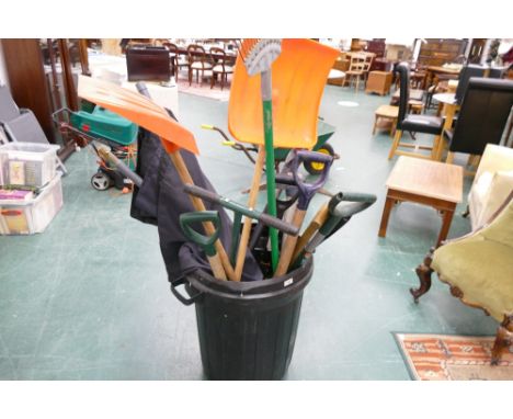 Garden tools, picks and adjustable garden umbrella