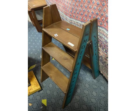 WOODEN CHAMPAGNE LADDER