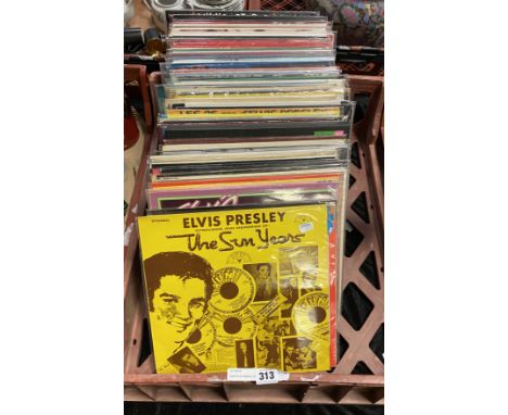 TRAY OF ELVIS PRESLEY LPS