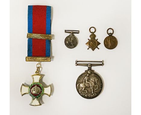 WW1 SILVER MEDAL & ASSO MINIATURES PLUS ENAMEL MEDAL The name on the silver medal is, GS-48447 PTE C.R.COATES. R FUS.
