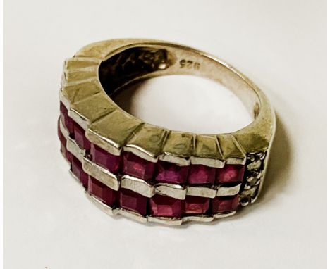 SILVER RING - SIZE J