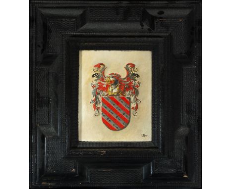 60 x 52 cm exterior, light: 28 x 22 cm.