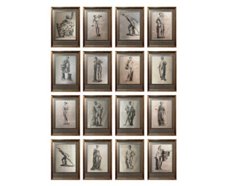 16 in total, published in 1770 by J. + J. Boydell, each framed and glazed. These prints are part of a group of prints made by