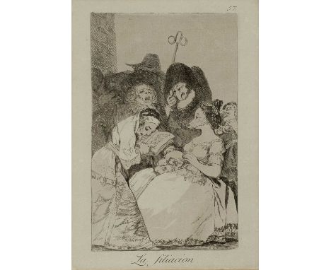 Francisco Goya (Spanish 1746-1828)La Filiacion (The Filiation)Etching and aquatint, plate 57 from Los Caprichos21.9 x 15.4cm;