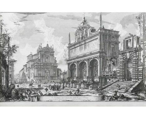 Giovanni Battista Piranesi (Italian 1720-1778)Veduta del Castello dell'Acqua Felice (Wilton-Ely 187)Etching, from Vedute di R