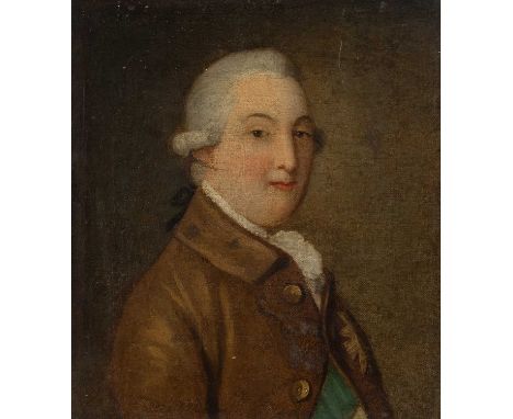 English School 18th CenturyPortrait of a gentleman, traditionally identified as the Earl of Mansfield, half-length, wearing a