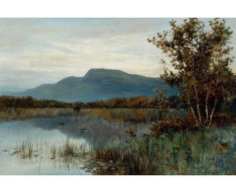 Sir Alfred East RA (1849-1913)ReflectionsSigned ALFRED EAST (lower right)Oil on canvas61.3 x 91.7cm; 24¼ x 36inProvenance:T. 