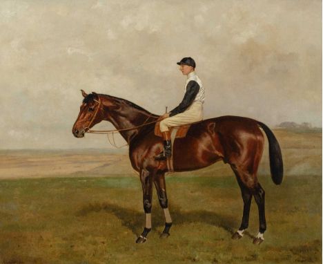 Φ Alfred Grenfell Haigh (1870-1963)Portrait of Primer with Walter Earl as jockeySigned and dated A G Haigh 1910 (lower left) 