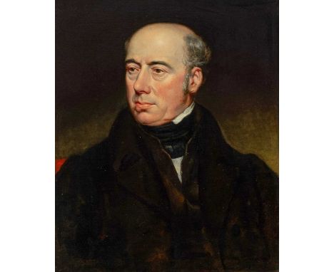 English School Early 19th CenturyPortrait of a George Aikin (1774-1847), half-length, wearing a brown coatOil on canvas61.2 x