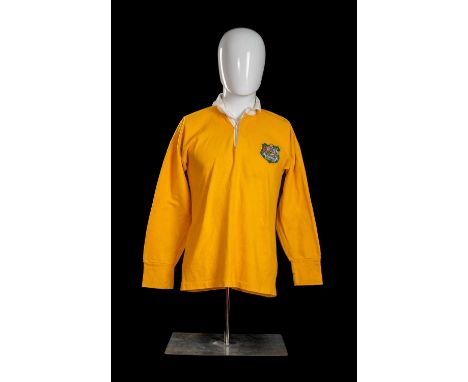 RUSSELL FAIRFAX | AUSTRALIA | 1973Jersey match-worn by Russell Lance Fairfax (b.1952) in traditional ‘gold’ with white collar
