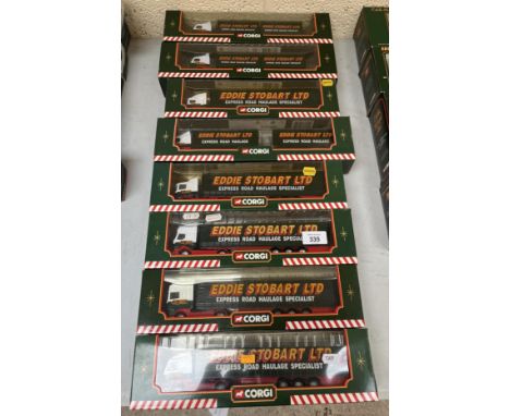 Collection of Corgi diecast, Eddie Stobart lorries in original boxes 