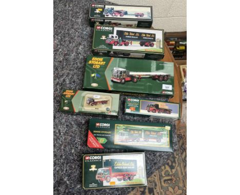 Collection of boxed Corgi, Eddie Stobart lorries 
