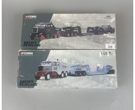 2 Corgi Classics Heavy Haulage large diecast lorries in original boxes 