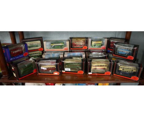 Good collection of Corgi Exclusive First Edition buses in original boxes 