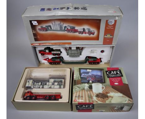 2 Corgi boxed vehicles to include Cafe Connection in original boxes 