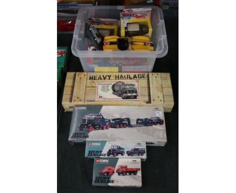 4 boxed Corgi Classics Heavy Haulage vehicles 