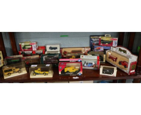 Collection of diecast commercial vehicles to include Solido Matchbox and Lledo 