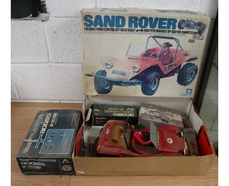 Vintage Tamiya Sand Rover RC car with controller&nbsp; 