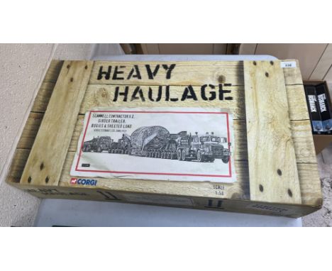 Corgi Heavy Haulage L/E Eddie Stobart set cc12305 in original box 