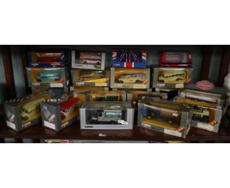 Good collection of Corgi Classics buses in original boxes 