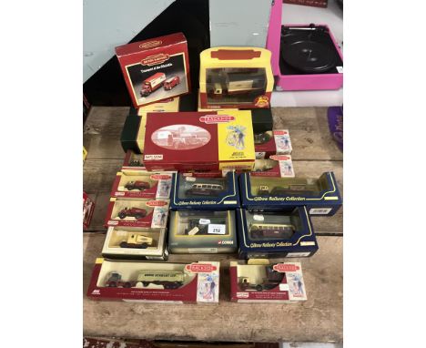 Collection of Corgi and Lledo Trackside and British Railway diecast models in original boxes 