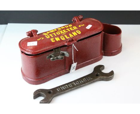 Eleven Victorian / Early 20th century Spanners, marks include Bamfords, Nicholsons, Samuelson, all contained in a Cast Iron B