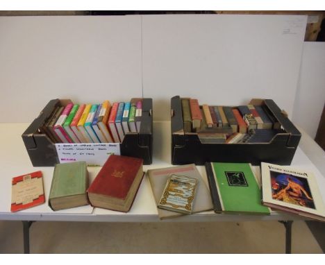 Books - Two Boxes of Various Vintage Books and Millers Collectable Reference Books (57 items) including Fielding Works, Archi