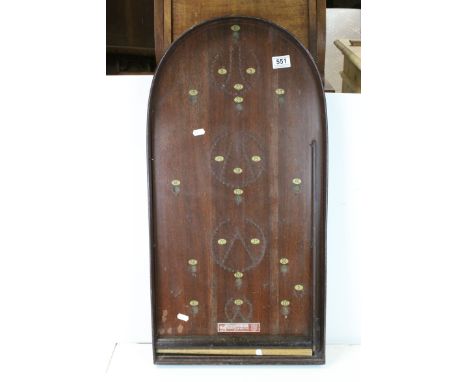 A vintage Corinthian Bagatelle game board. 