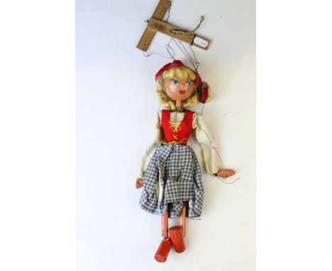 A vintage Pelham puppet in the form of a dutch girl. 