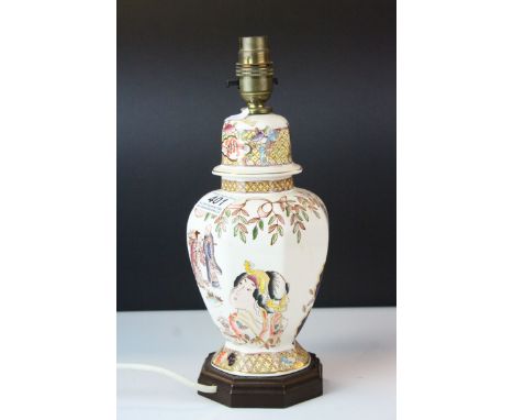 Mason's ' Yung Lo Emperor ' Table Lamp 