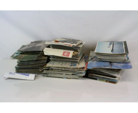 A collection of vintage postcards. 