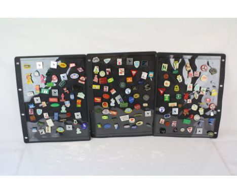 Collection of Enamel Badges on Cards 