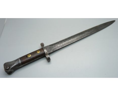 A British pattern 1888 Mk II bayonet, no scabbard 
